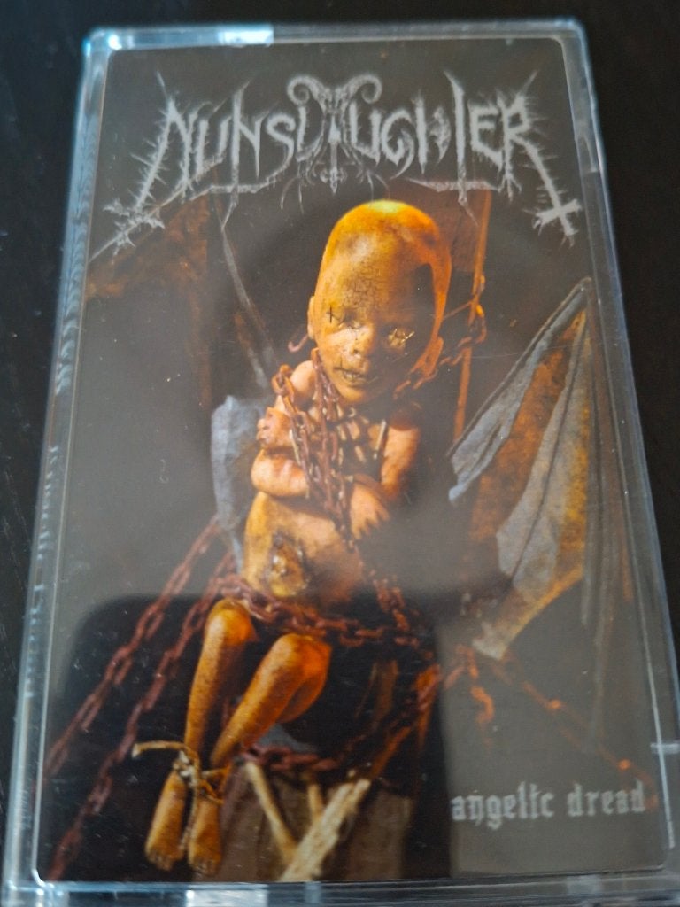 Nunslaughter (US) -" Angelic Dread" Beprinte Cassette 2014, CD & DVD, Cassettes audio, Enlèvement ou Envoi, Originale, Comme neuf