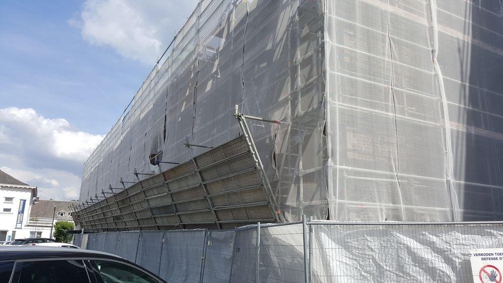 Multidirectionele Steiger 8 m x 8m (werkhoogte) – 62 m², Doe-het-zelf en Bouw, Ophalen, Nieuw