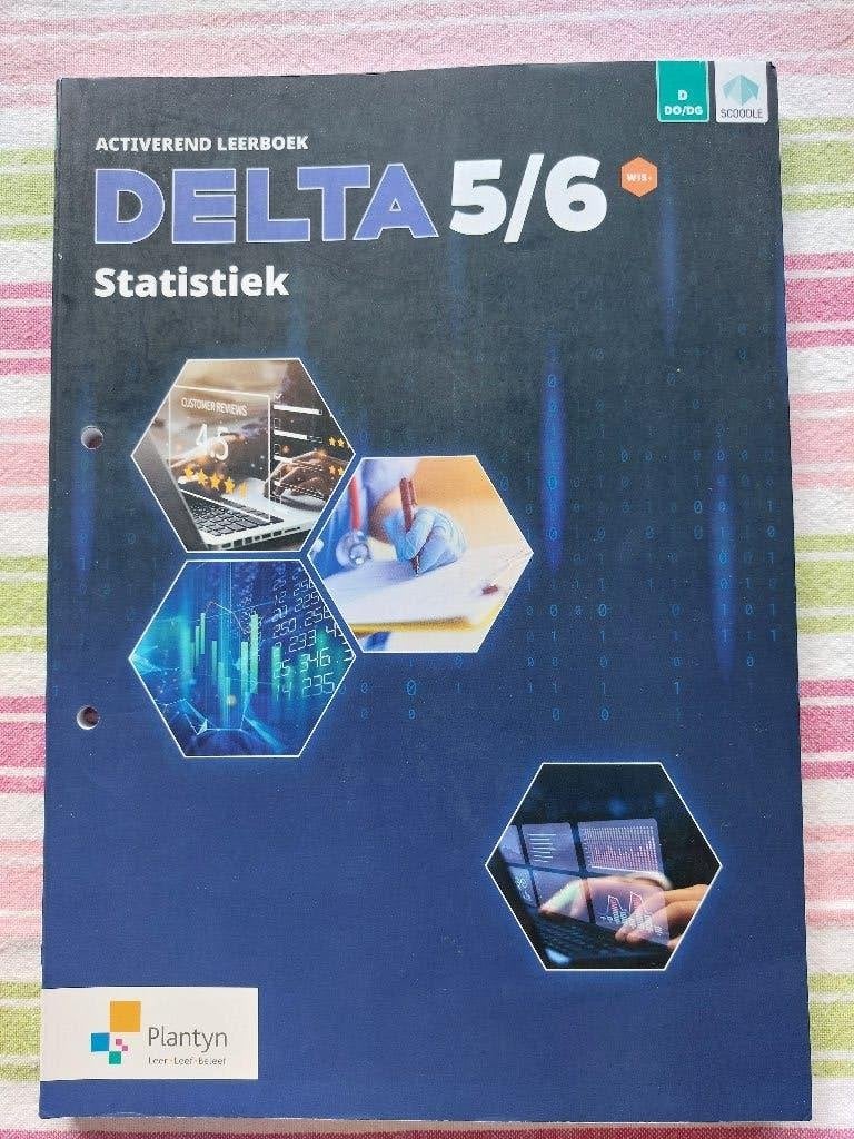 Delta 5/6  wiskunde  activerend leerboek  DO/DG, Boeken, Schoolboeken, ASO, Wiskunde A, Plantyn, Ophalen