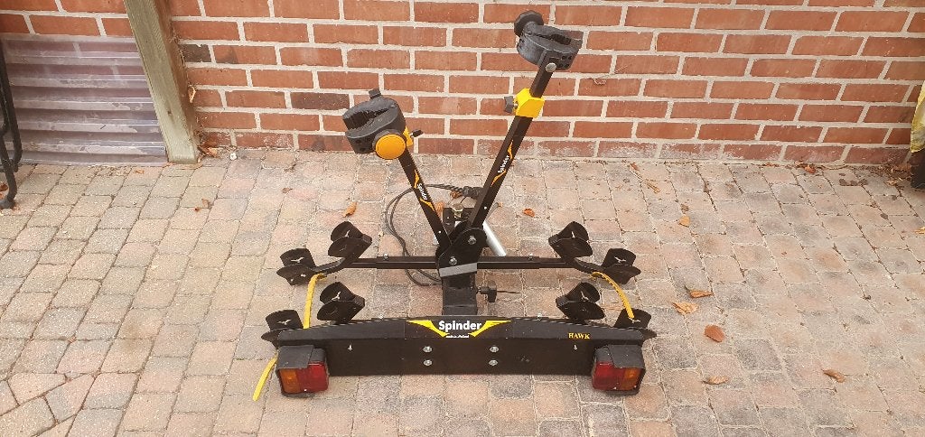 Hawk fietsdrager voor 2 fietsen, Auto diversen, Fietsendragers, Ophalen, 2 fietsen, Zo goed als nieuw, Trekhaakdrager