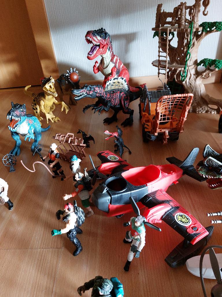 Grote set Jurassic Park - Dino's, Kinderen en Baby's, Ophalen of Verzenden, Gebruikt