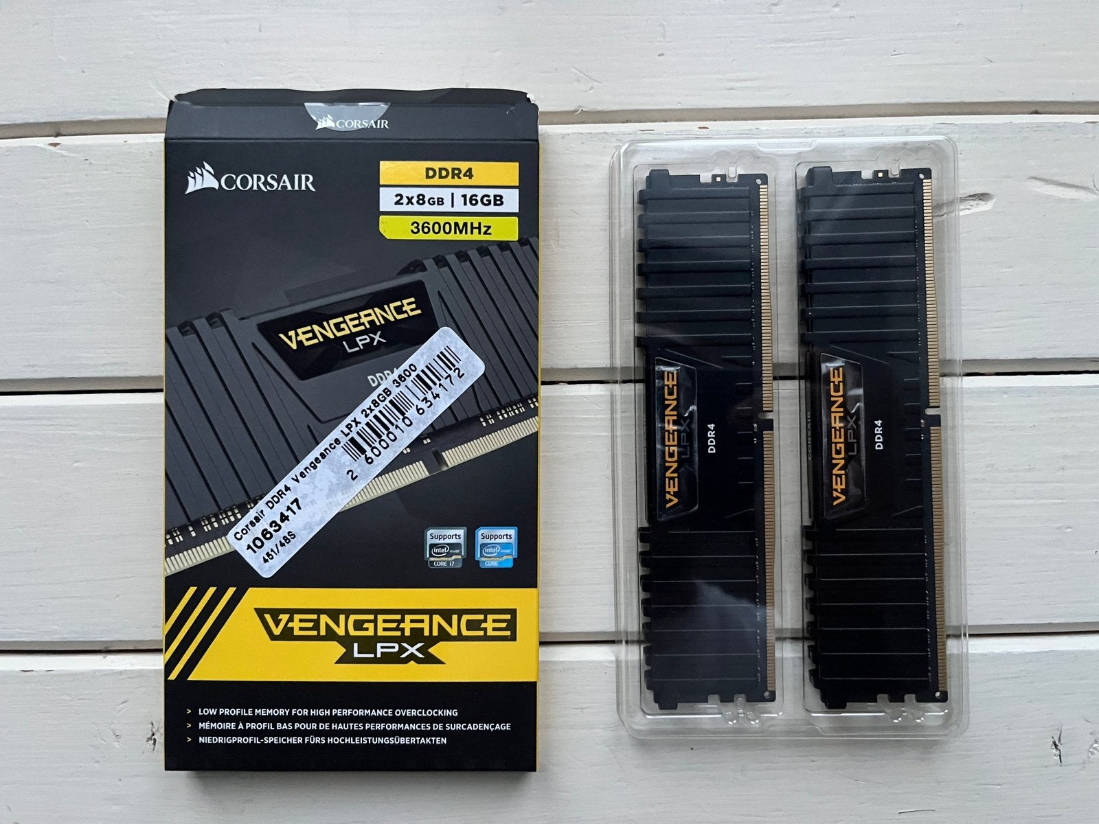 Corsair Vengeance LPX 16GB (2x8GB) DDR4-3600, Computers en Software, DDR4, Ophalen of Verzenden, Zo goed als nieuw, Desktop