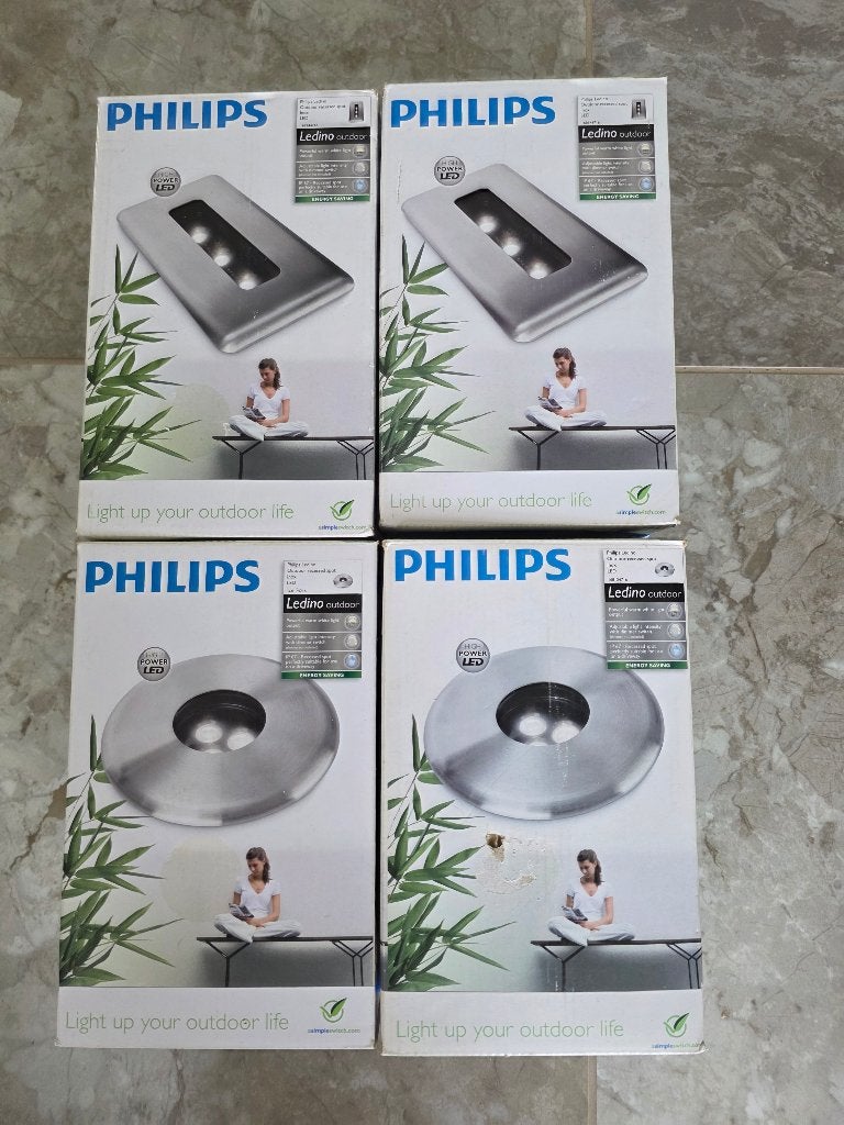 Philips ledino outdoor inox spot, Maison & Meubles, Lampes | Spots, Neuf, Spot extérieur, Enlèvement, LED