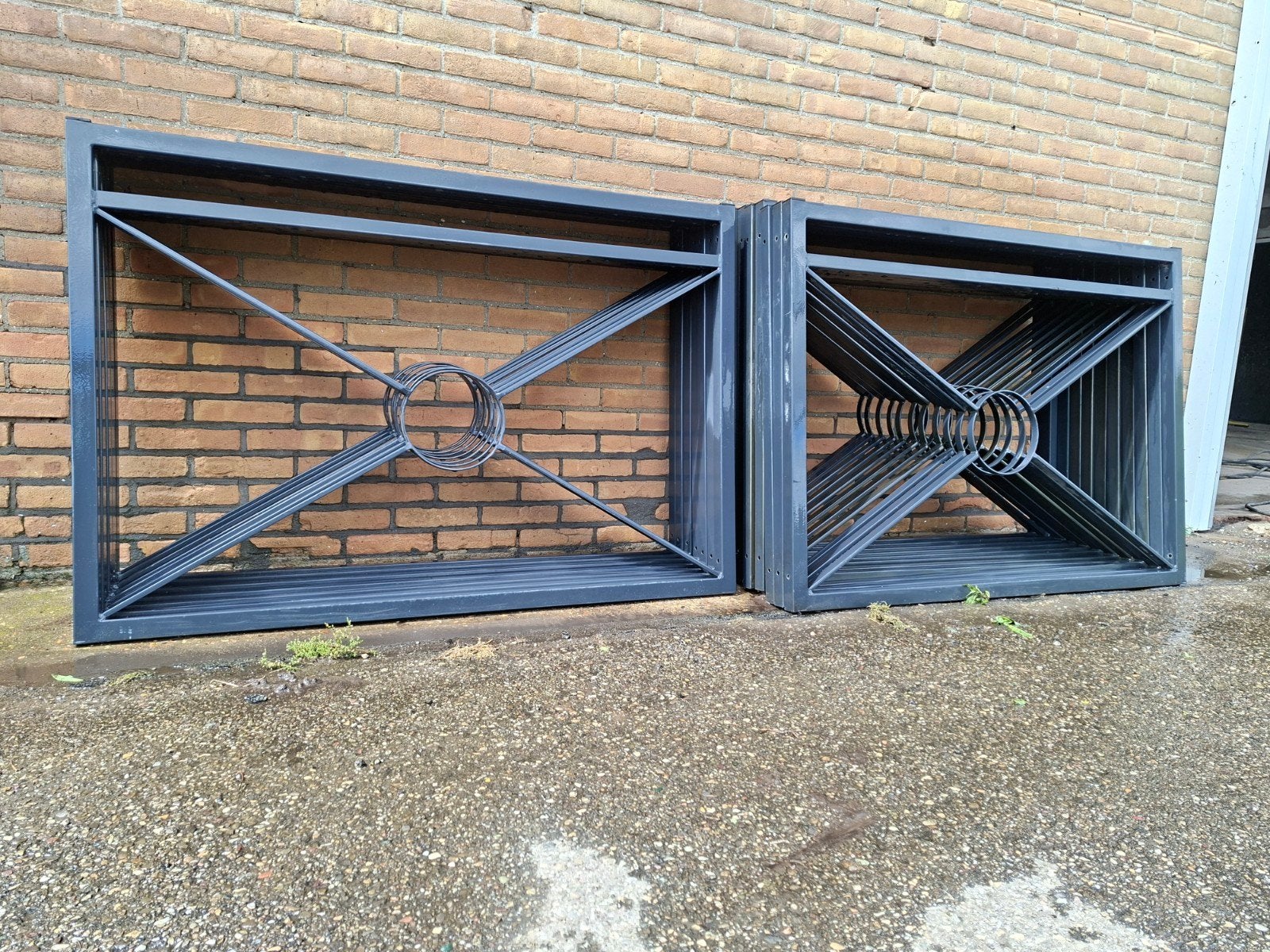 nette partij sierhekwerk plus sierpoort, Tuin en Terras, Ophalen