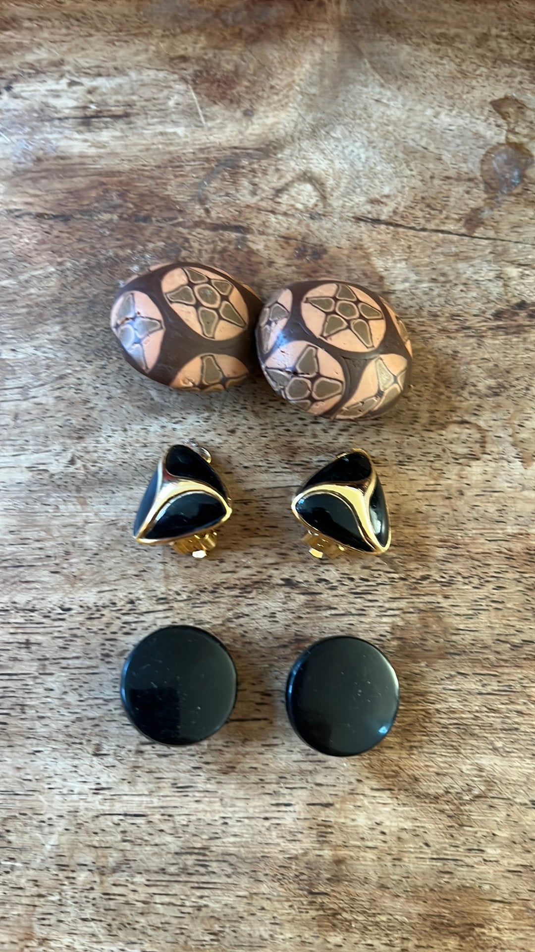 Vintage oorbellen, Handtassen en Accessoires, Oorbellen, Ophalen, Zo goed als nieuw