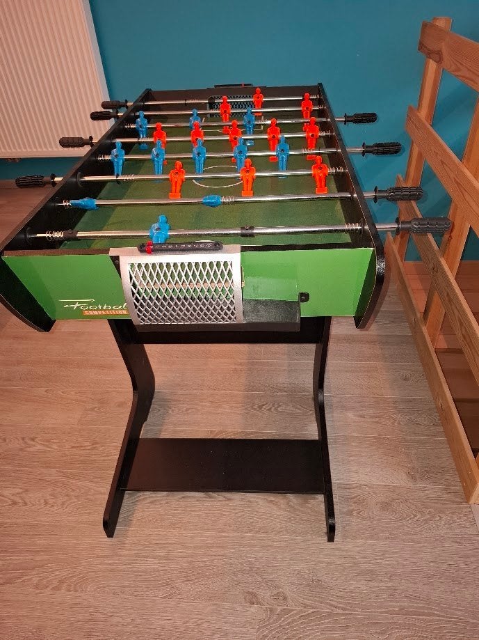 Voetbaltafel (kicker), Ophalen