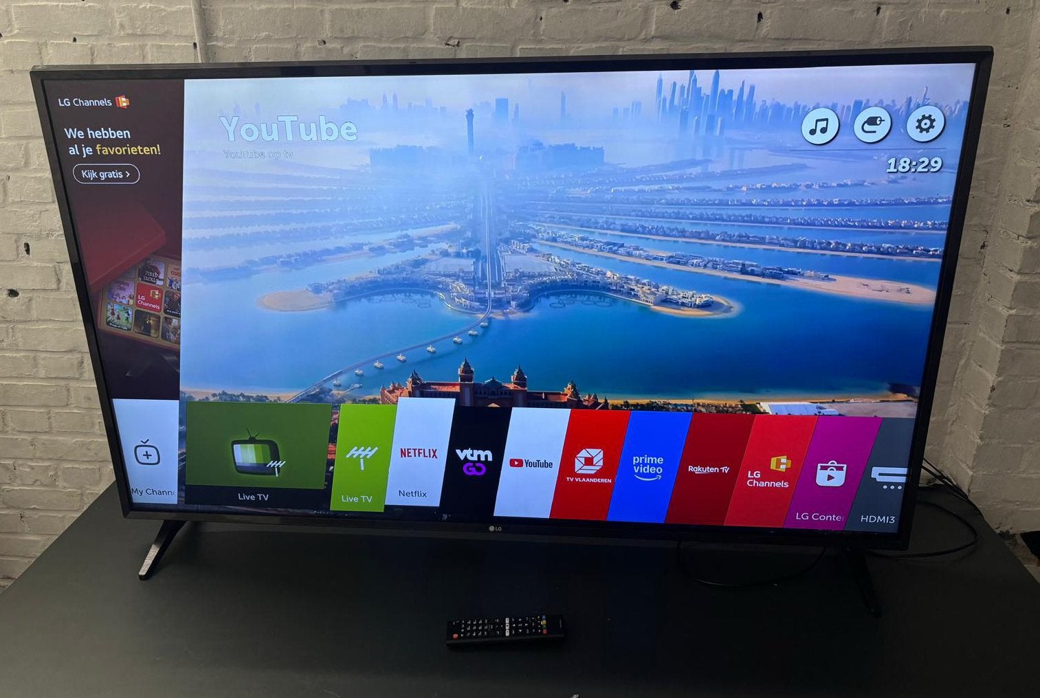 LG Smart 4K UHD 55 inch zo goed als nieuw, Ophalen, LED, 120 Hz, Zo goed als nieuw