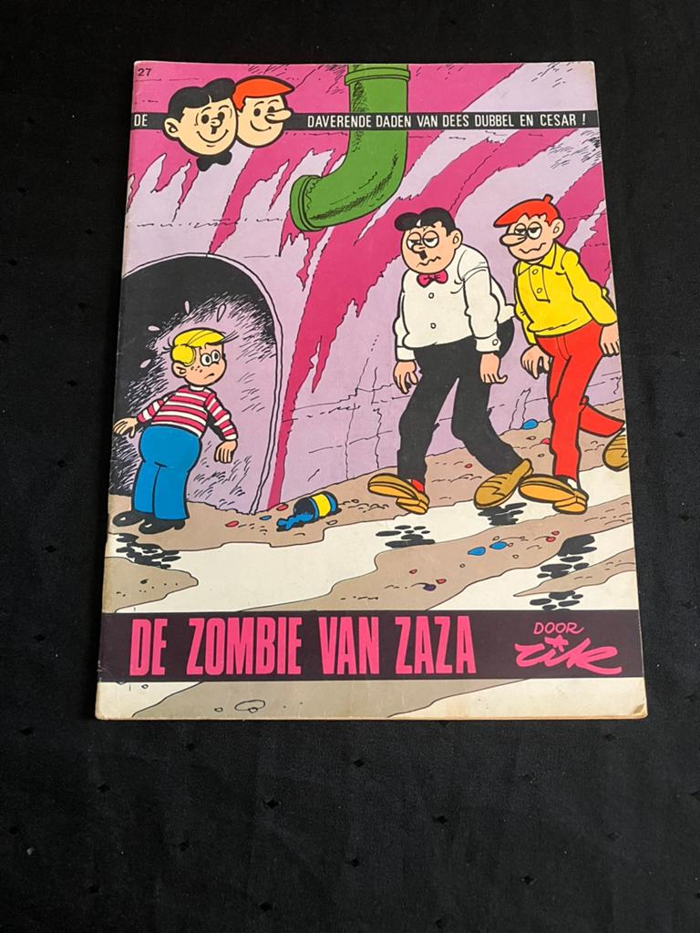 Dees Dubbel en Cesar nr 27 - De zombie van Zaza., Boeken, Eén stripboek, Ophalen of Verzenden, Zo goed als nieuw