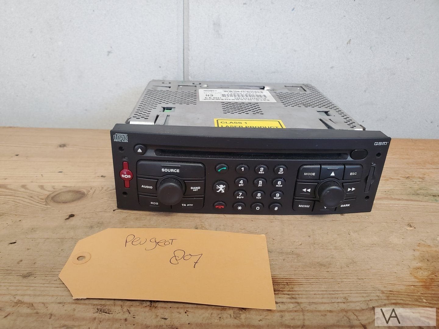 Peugeot 807 2002 - 2010 radio navigatie C8 Ulysse Phedra, Auto-onderdelen, Gebruikt, -, -, Ophalen of Verzenden