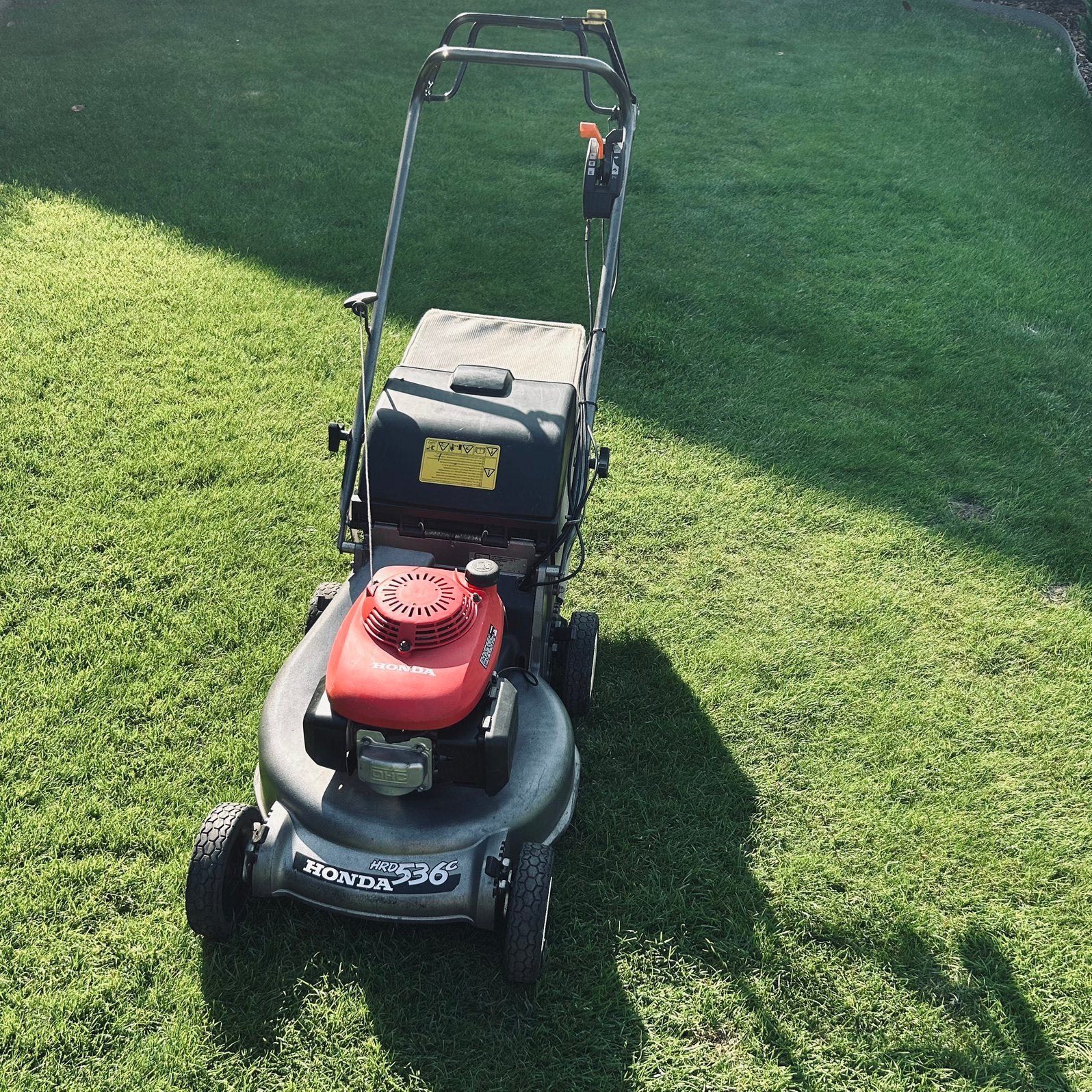 Professionele Honda HRD 536C, Ophalen, Cirkelmaaier, Versnellingen, Zo goed als nieuw