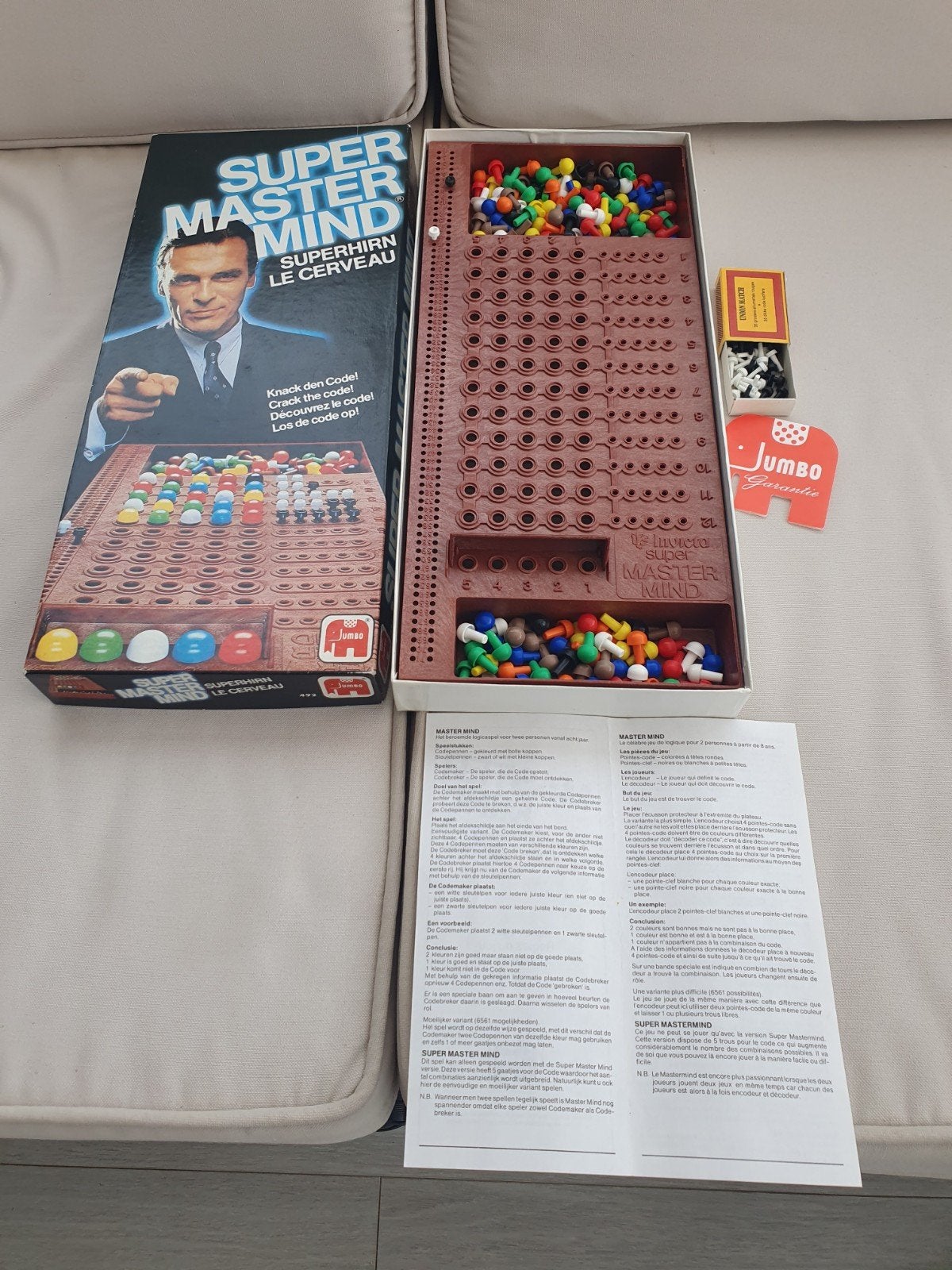 super master mind . jumbo, Een of twee spelers, Ophalen of Verzenden, Zo goed als nieuw, Jumbo