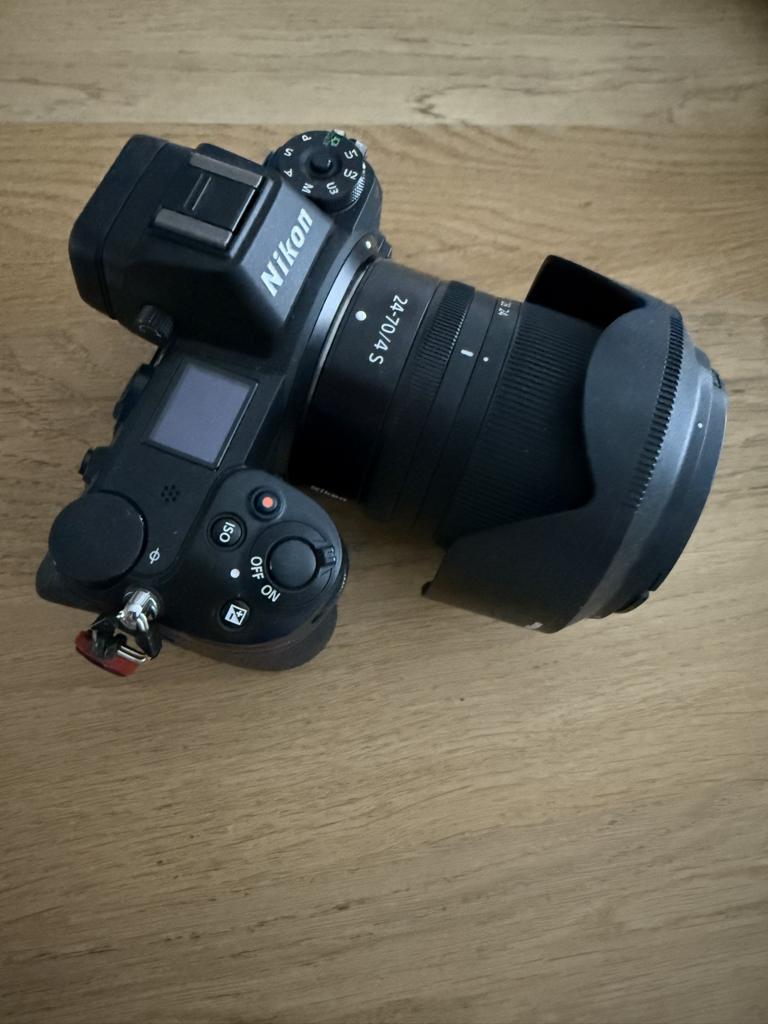 NIKON Z6 BODY +  NIKKOR Z 24-70 F/4.0 S, Audio, Tv en Foto, Fotocamera's Digitaal, Zo goed als nieuw, Compact, Nikon, Geen optische zoom