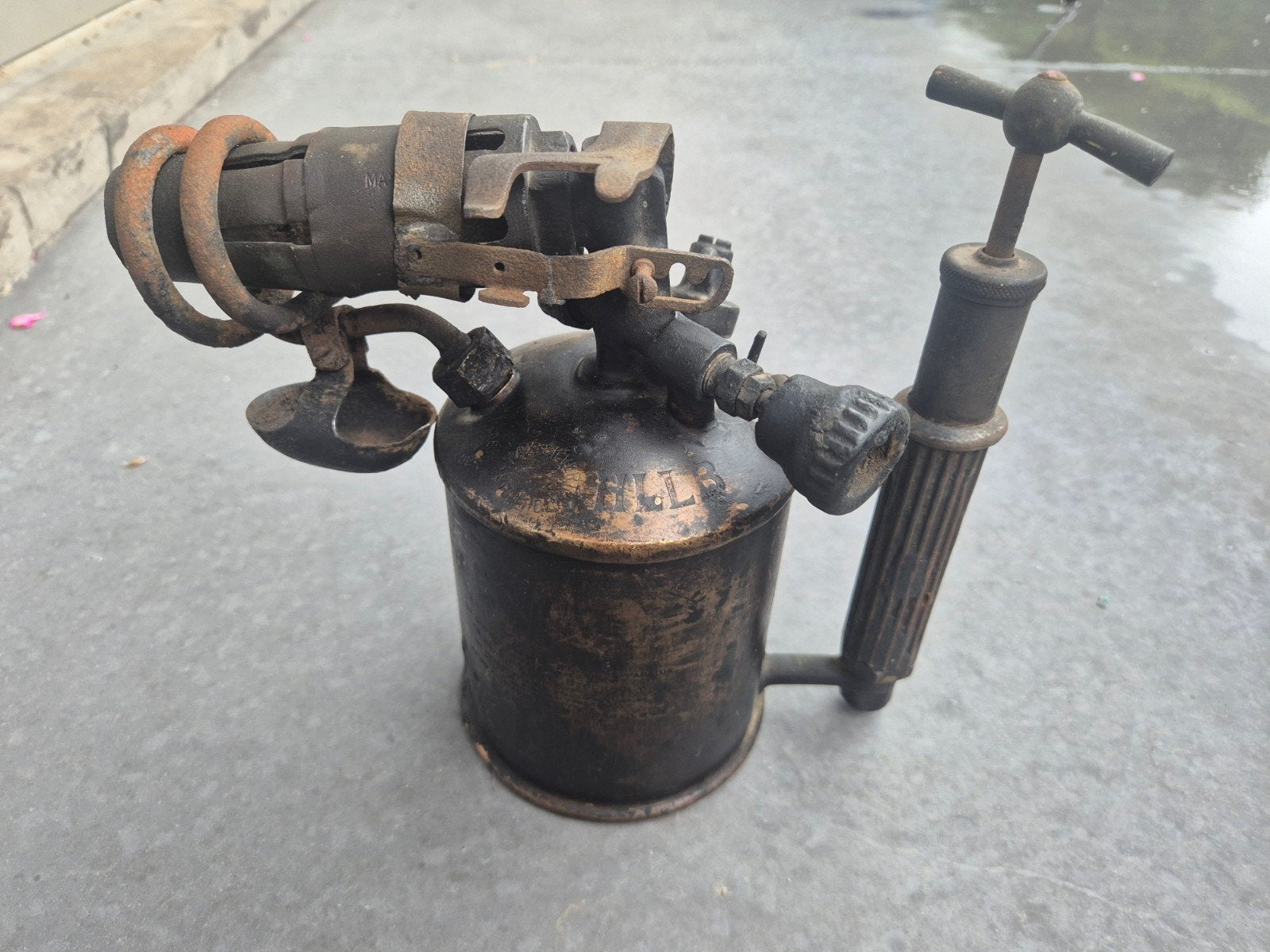 Ancien Chalumeau / Lampe à souder  Stockholm hllb, Enlèvement ou Envoi, Utilisé, Moins de 150 ampères, Autres types