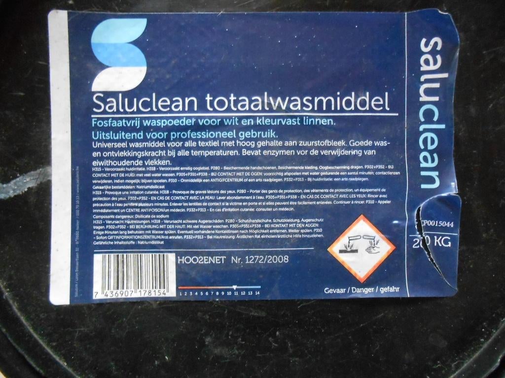 waspoeder  13 kg Saluclean totaalwasmiddel, Ophalen of Verzenden