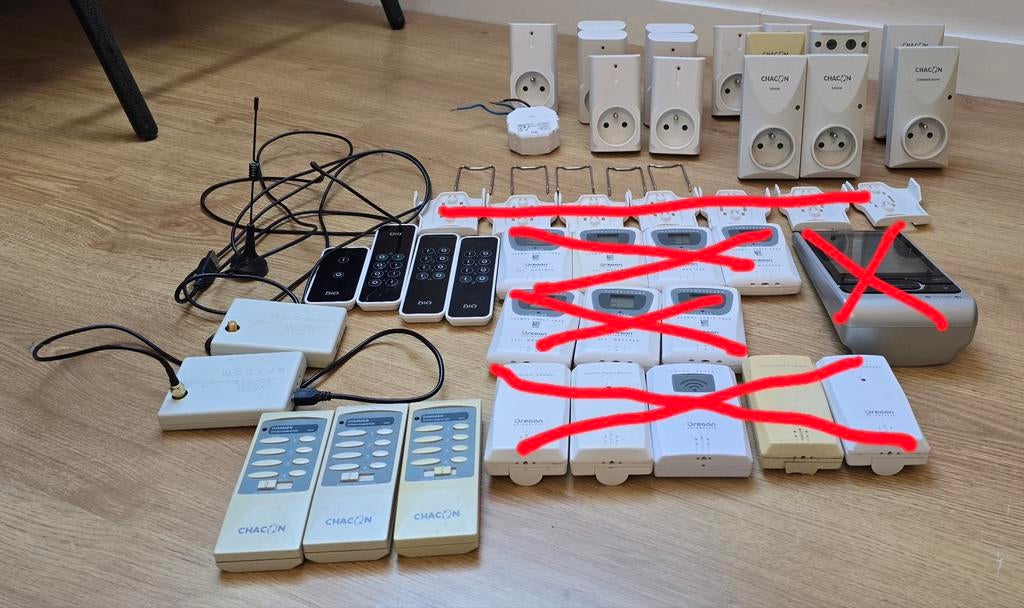 Domotique set 433Mh, Ophalen