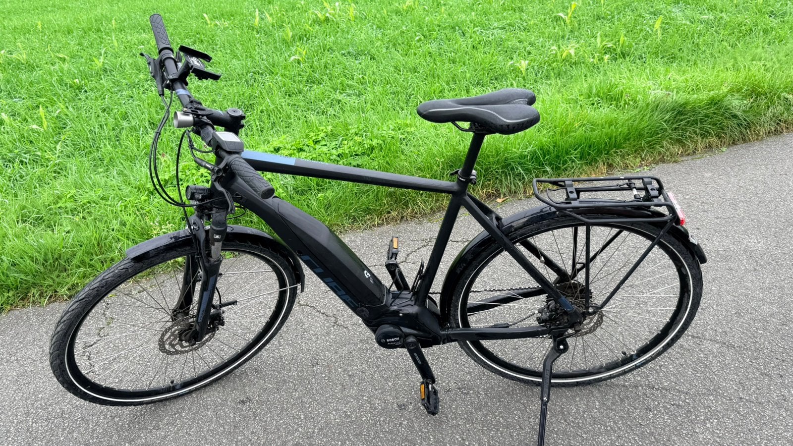 Cube Touring Hybrid One 500 Black/blue 2020 maat 58, Ophalen, Zo goed als nieuw