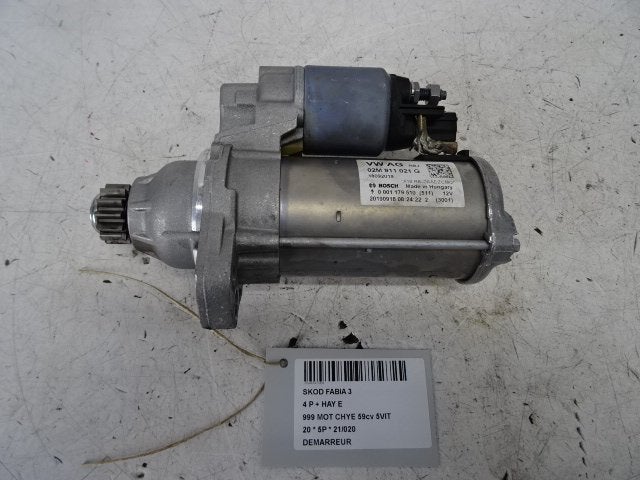 STARTMOTOR Skoda Fabia III (NJ3) (02M911021G), Gebruikt, Mevr. I. Hauben, Skoda, Rue de l'Espoir 34 34
4030  GRIVEGNÉE, BE