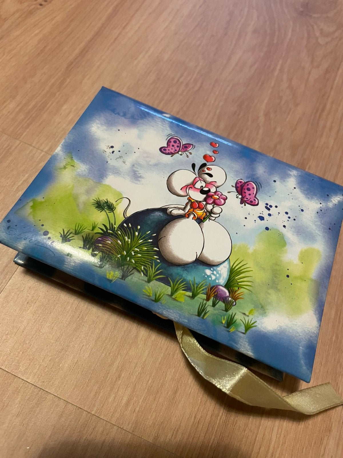 Diddl box met blaadjes, Enlèvement, Diddl, Comme neuf