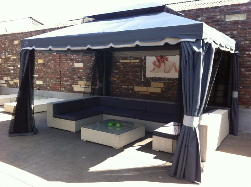 XXXL lounge set met extra kussenhoezen. Alle opstellingen, Tuin en Terras, Tuinsets en Loungesets, Ophalen, Zo goed als nieuw