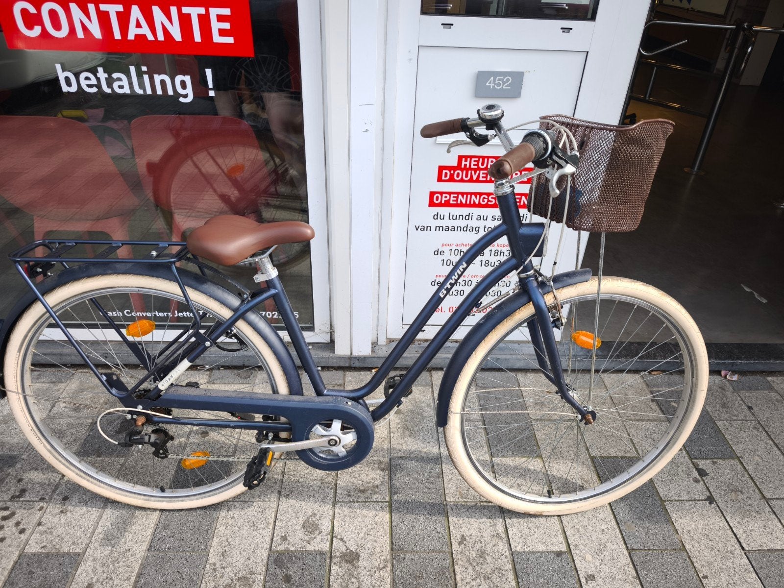 Velo pour femme de ville, Ophalen
