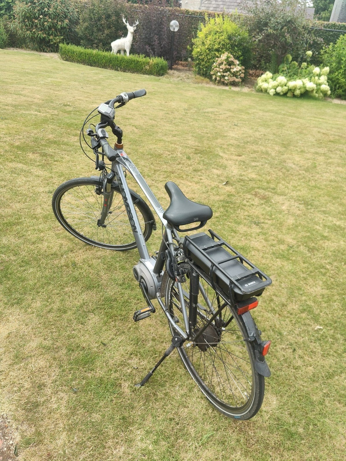 Elektrische herenfiets Thompson, Ophalen
