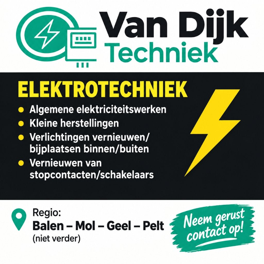 Elektricien gezocht? Van Dijk Techniek – Balen