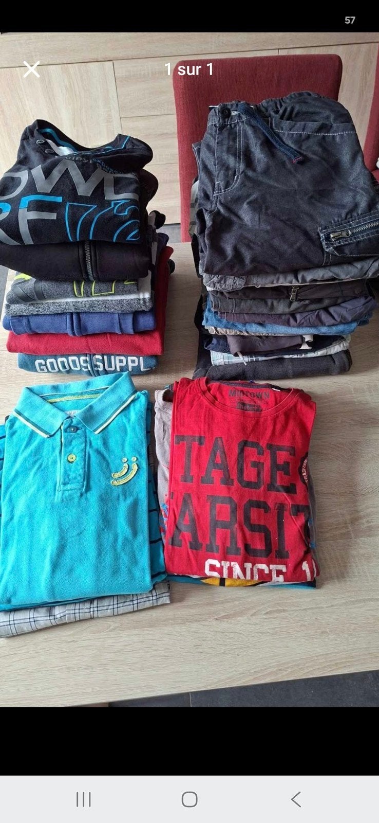 Lot de vetements garcon 16 ans, Enlèvement, Utilisé, Garçon