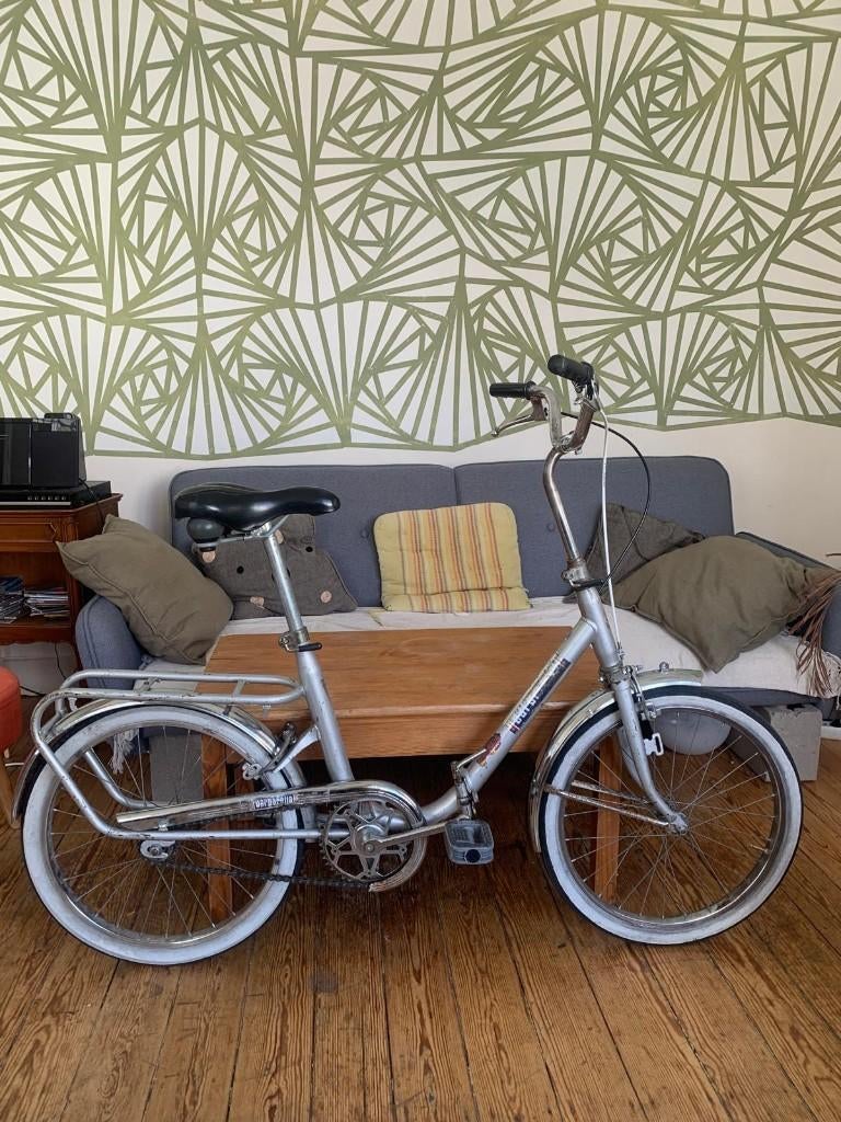 Vélo pliable vintage - Barbarella - single speed - 20 pouces, Vélos & Vélomoteurs, Vélos | Vélos pliables, Autres marques, 18 à 20 pouces