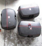 3 koffers yamaha diversion 900, Motoren, Ophalen, Zo goed als nieuw