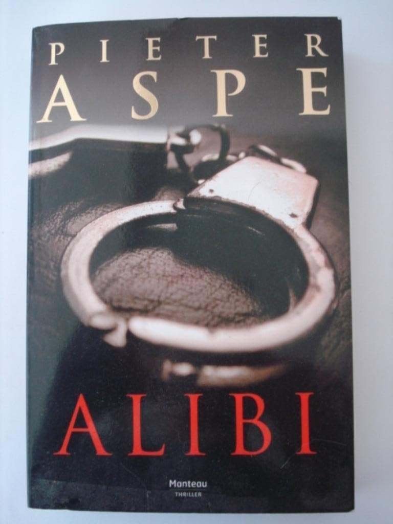 22OZ. Pieter Aspe Alibi Manteau Thriller, Livres, Policiers, Comme neuf, Adaptation télévisée, Envoi