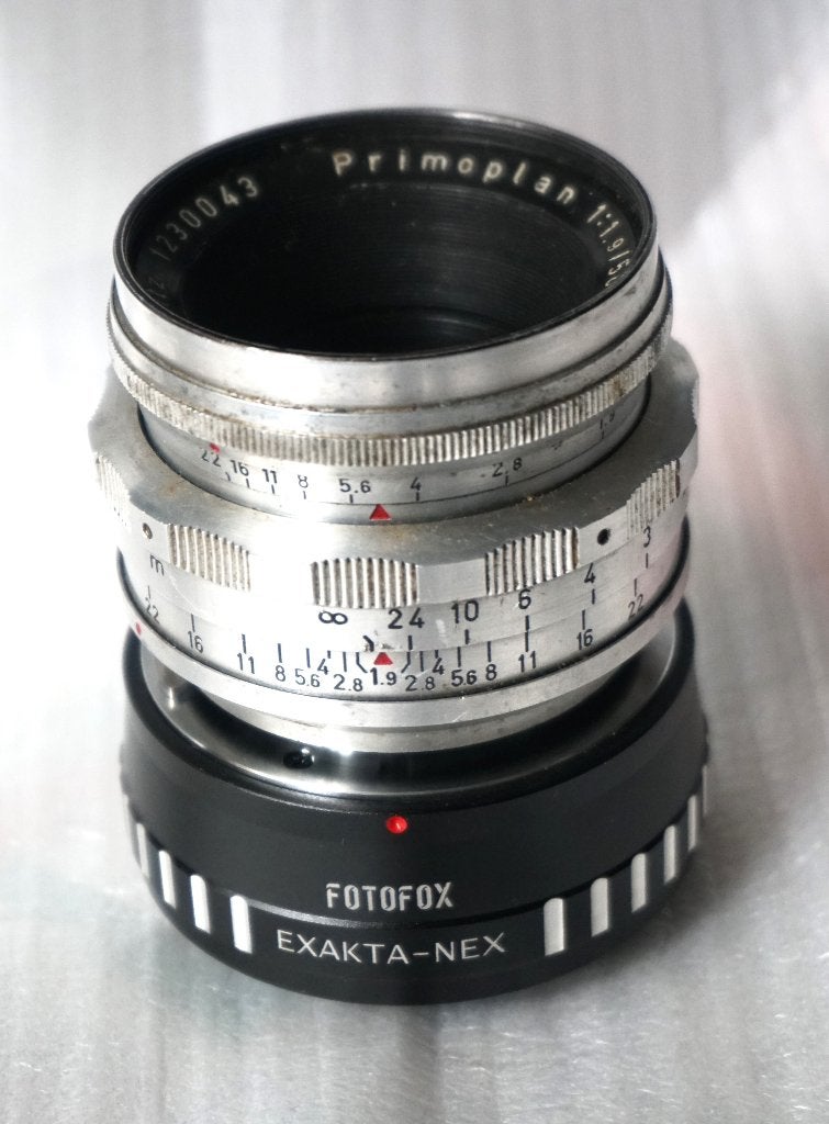 Meyer Optik Primoplan RED V 1.9/58 14 LAMES  : VINTAGE, TV, Hi-fi & Vidéo, Appareils photo analogiques, Enlèvement ou Envoi, Utilisé