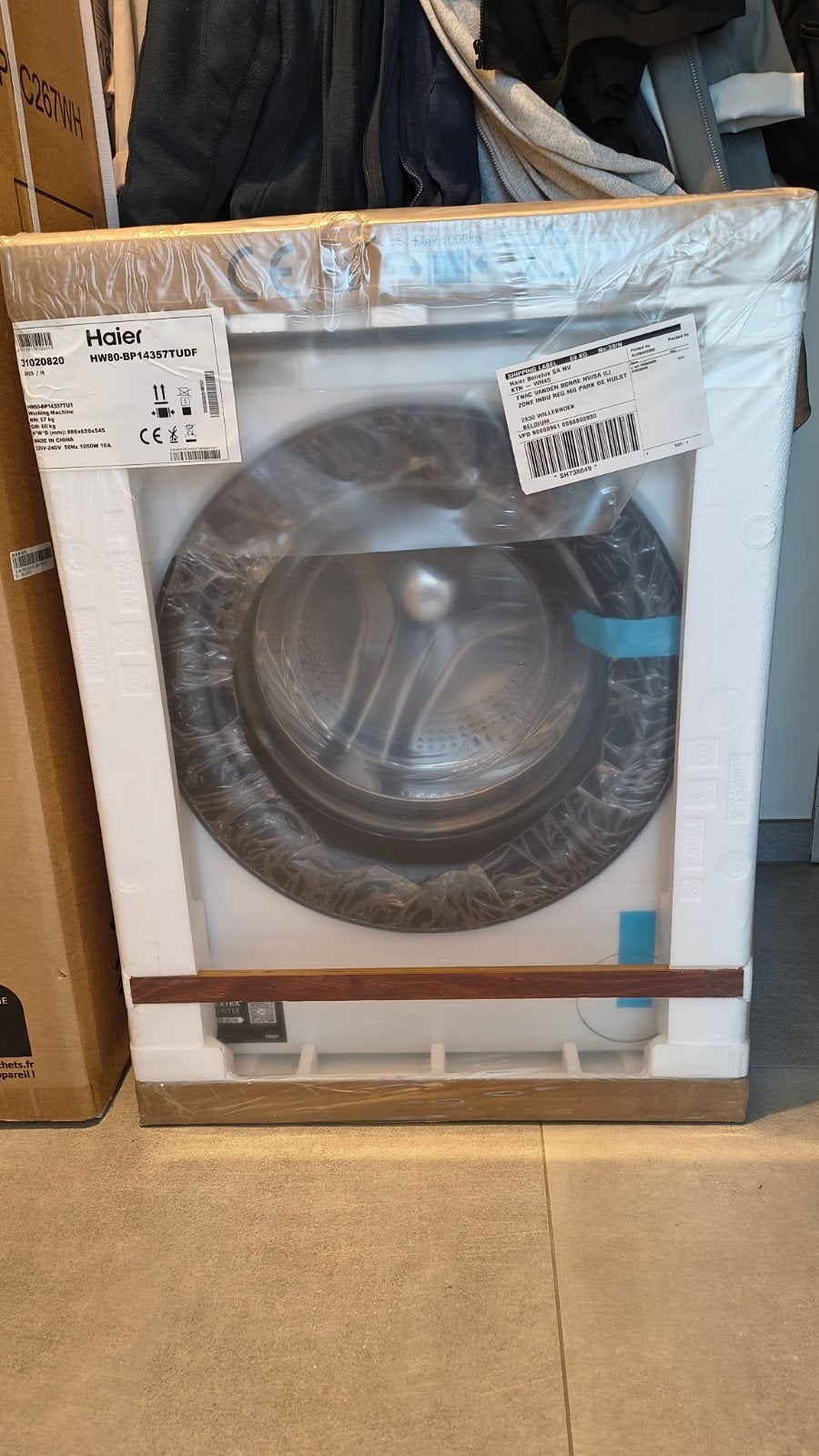 Nieuw! HAIER WASMACHINE 8kg klasse A met Bon 2jaar garantie, Elektronische apparatuur, Wasmachines, Ophalen