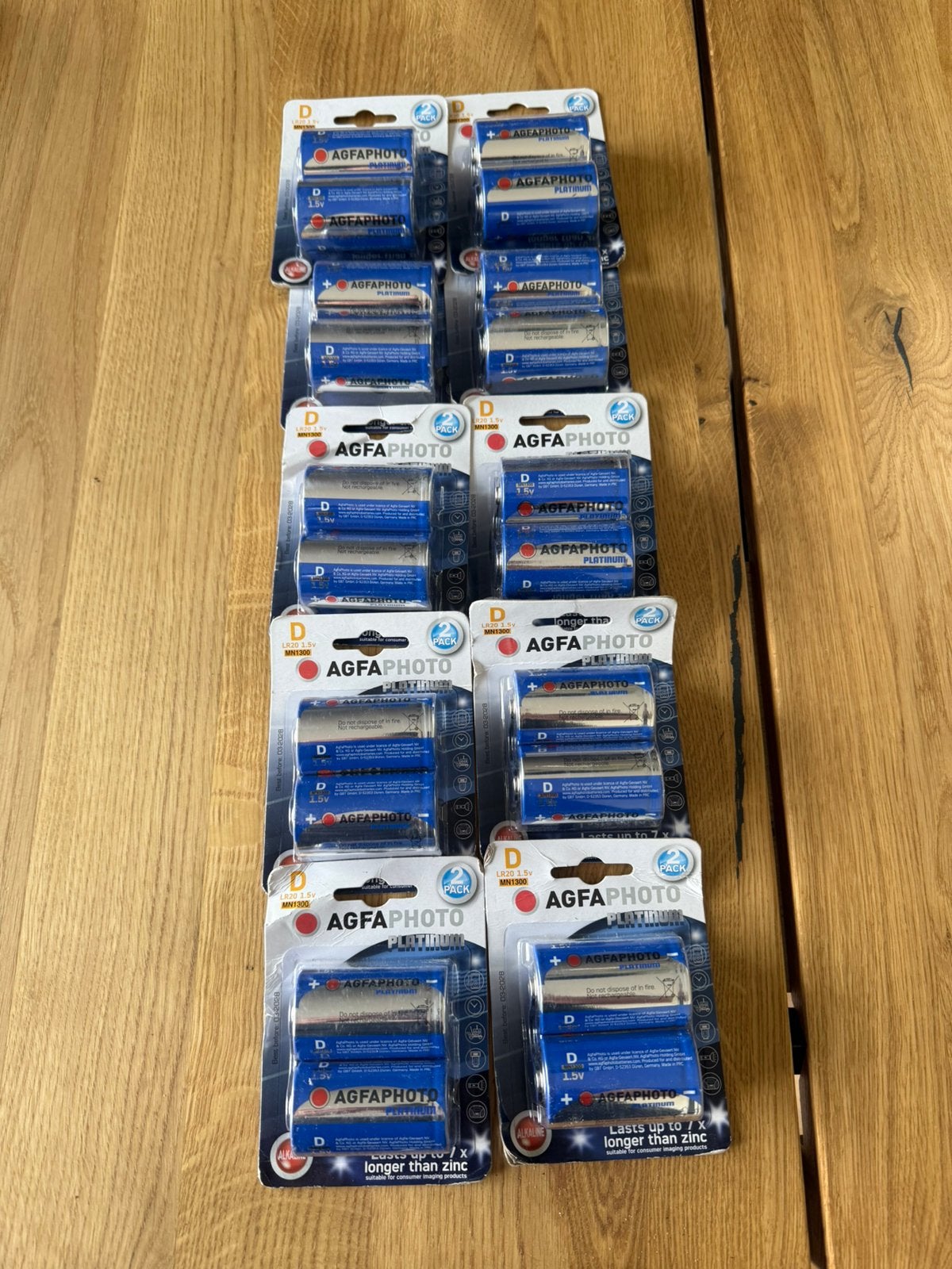 Piles - 6 paquets de 2, Enlèvement, Comme neuf