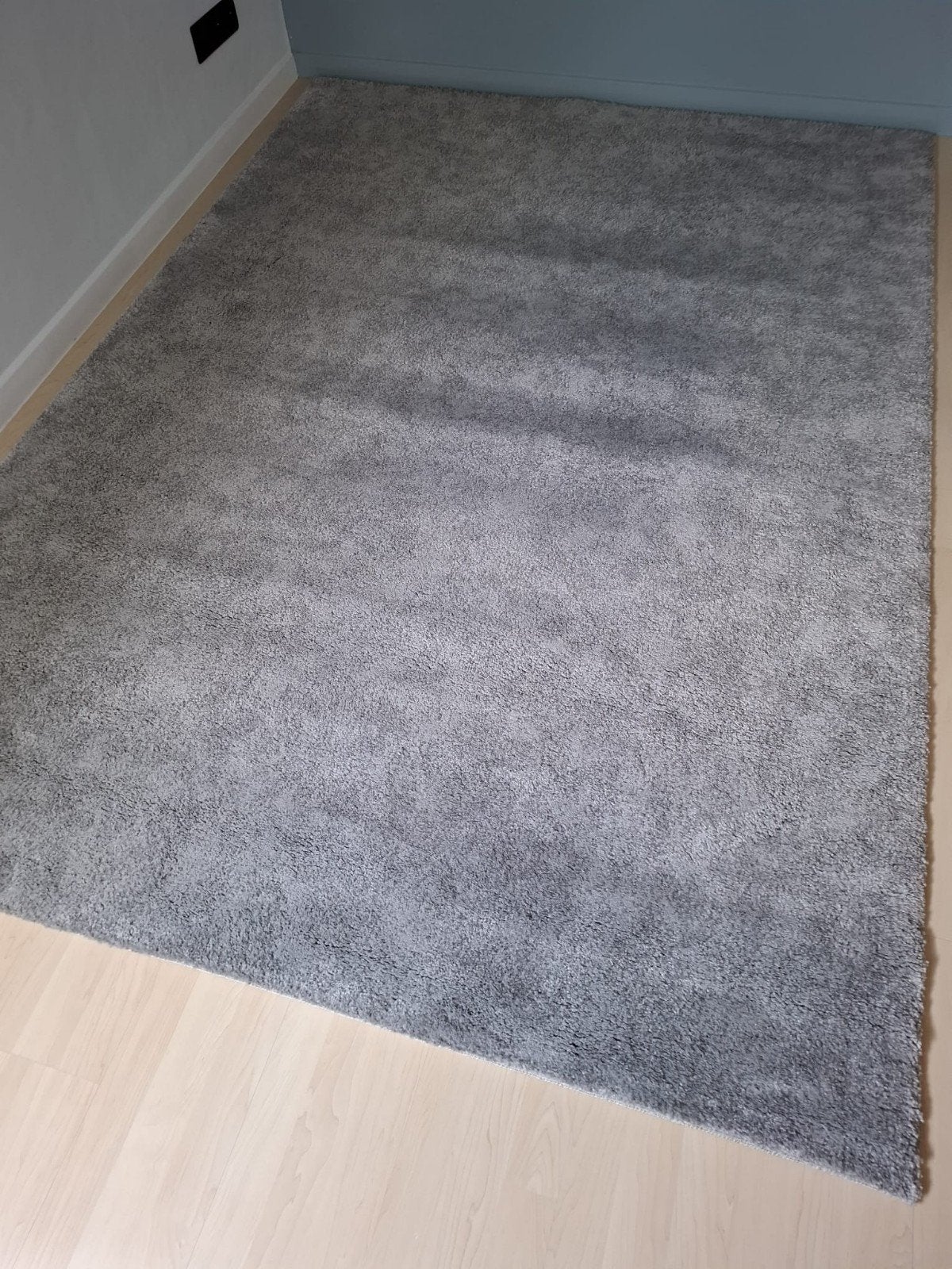 tapis 1,70 x 2,40 à poils courts, gris moyen, Enlèvement, Tapis