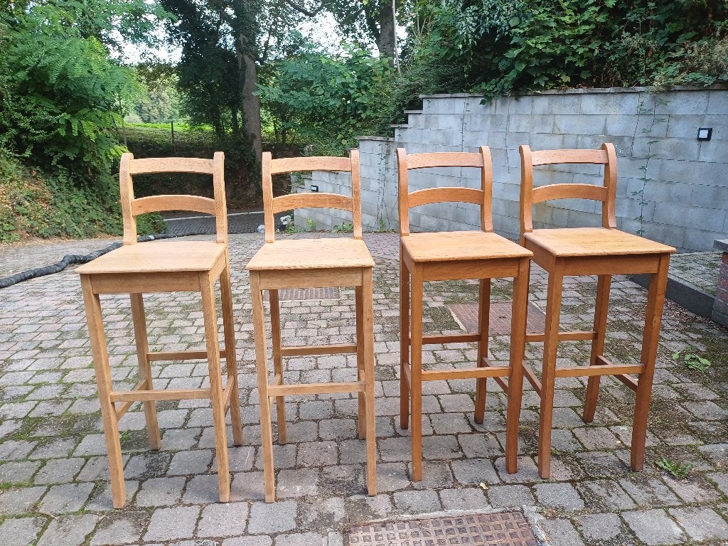 Chaises hautes, Maison & Meubles, Tabourets de bar, 90 cm ou plus, 4 tabourets, Enlèvement, Utilisé