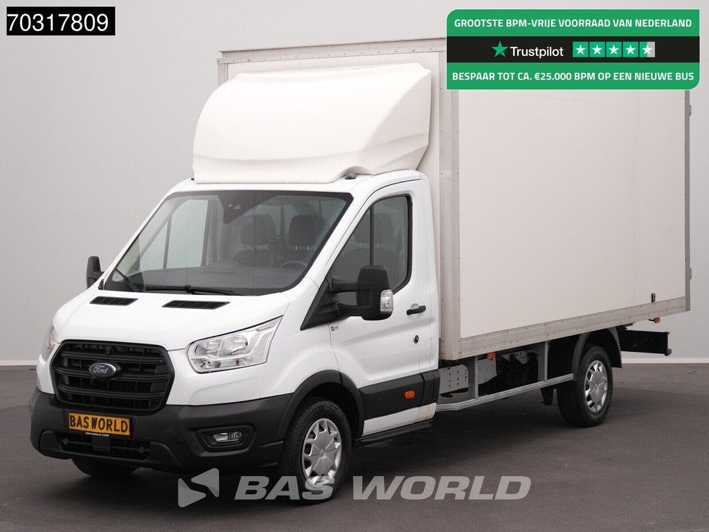 Ford Transit 130pk Bakwagen met Achterdeuren Airco Cruise Me, Stof, Euro 6, 4 cilinders, 2600 kg