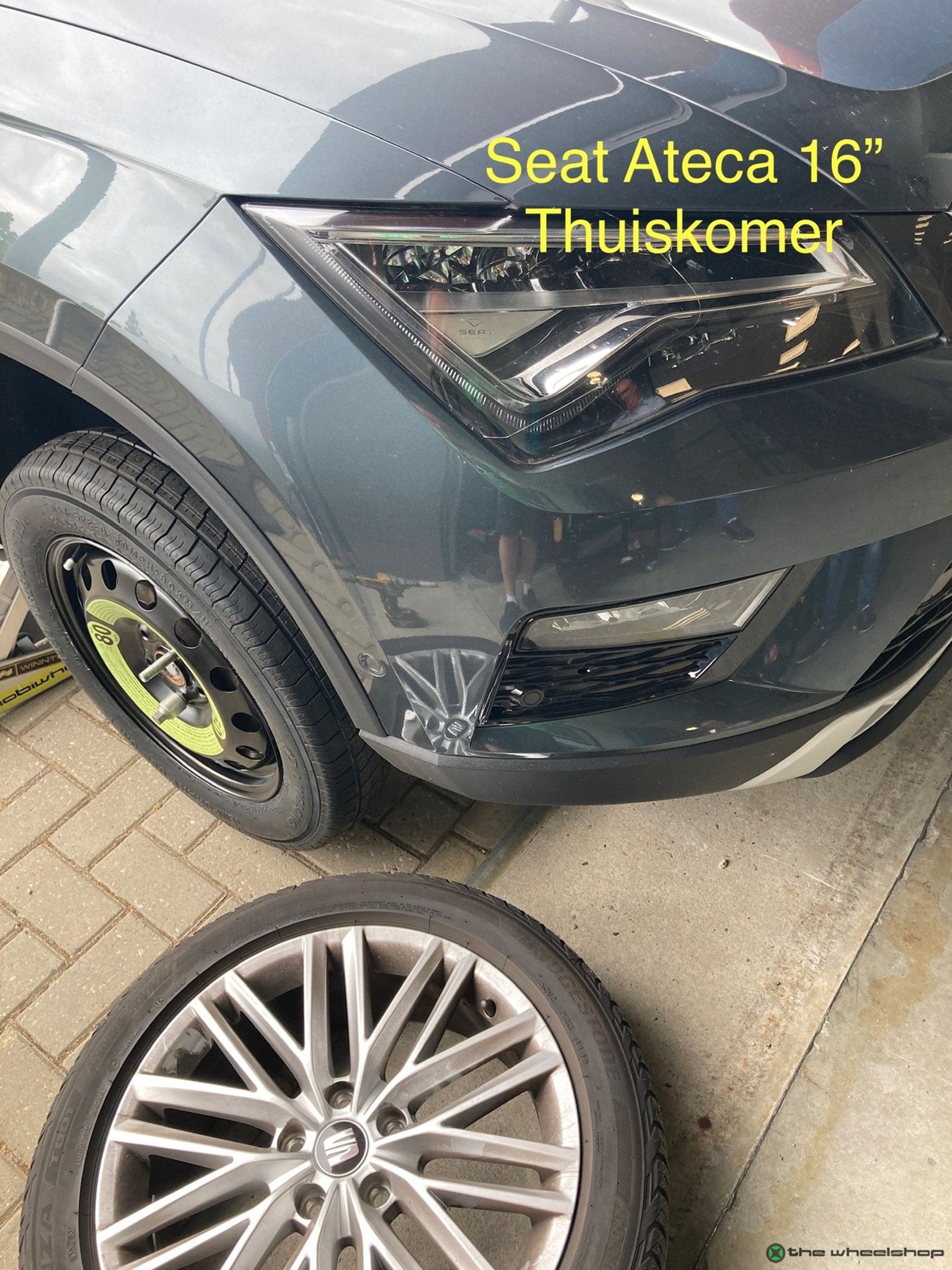 Thuiskomer Reservewiel VW T-Roc Golf 7/8 AUDI A3 Q2 16 inch, Pneus et Jantes, Véhicule de tourisme, -, Utilisé