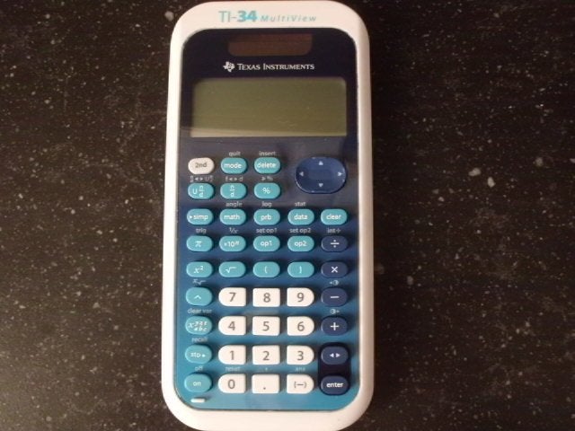 Texas instruments TI rekenmachine - 34, Ophalen of Verzenden, Gebruikt