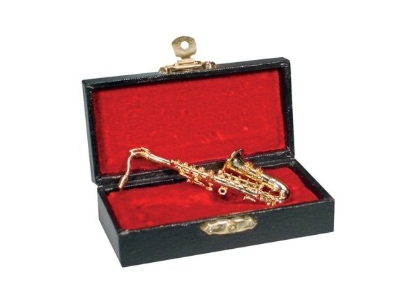 Miniatuur tenorsaxofoon, 16 cm, Muziek en Instrumenten, Niet ingevuld, Nieuw, Ophalen of Verzenden, Niet ingevuld