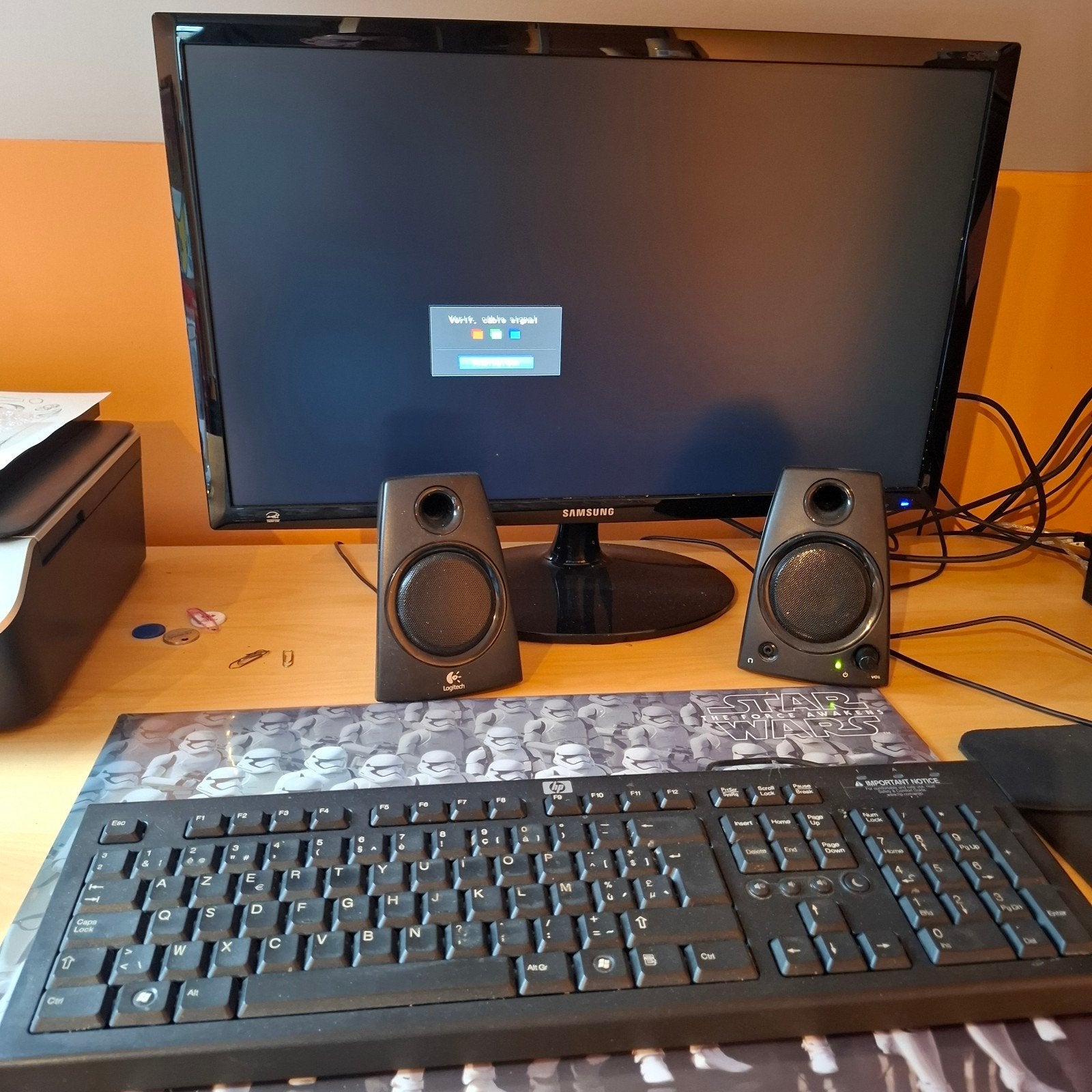 matériel informatique, Azerty, Enlèvement, Filaire, HP