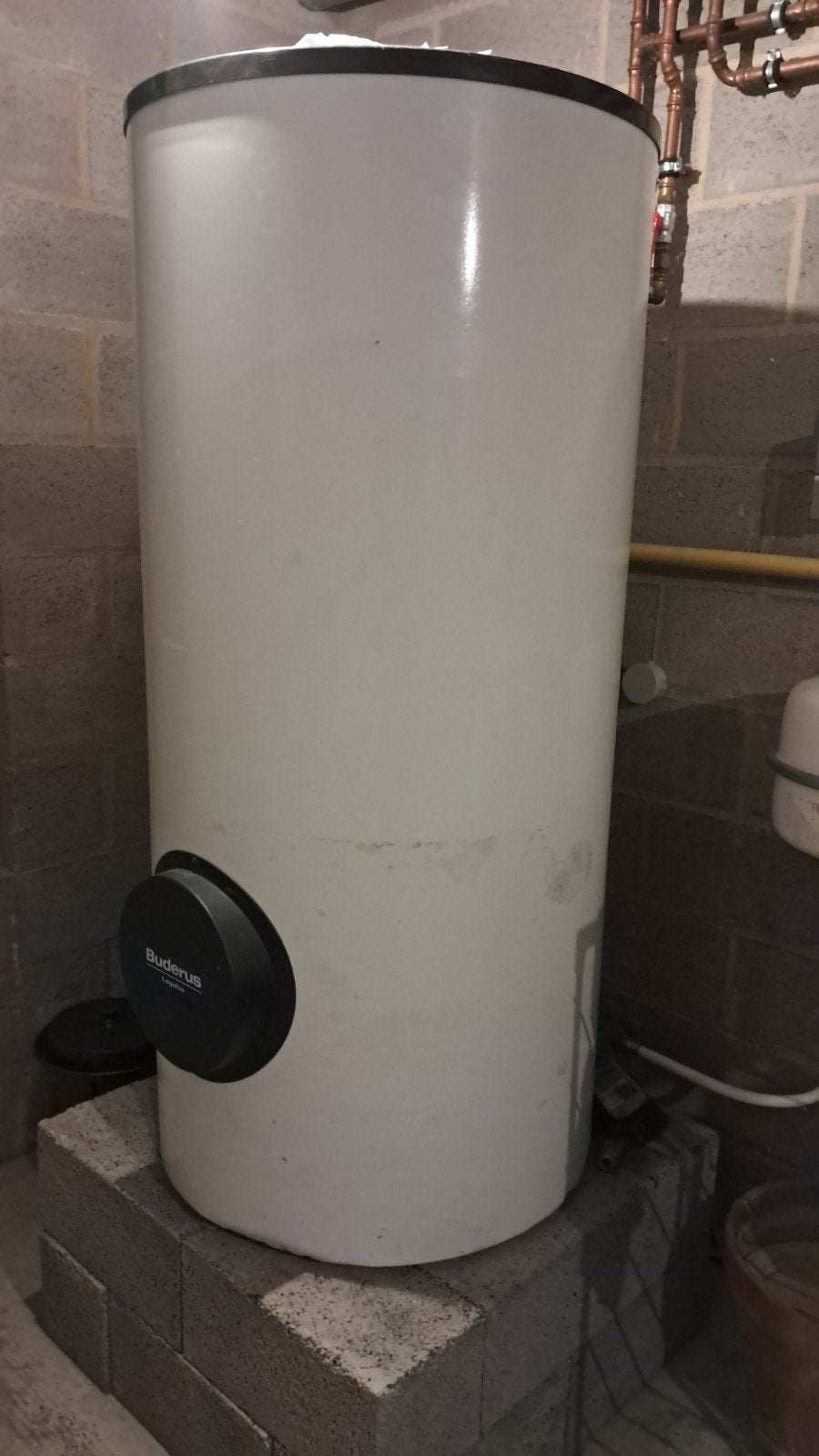 Ballon d'eau chaude sanitaire indirect Buderus 300 litres, Bricolage & Construction, Enlèvement, Chauffe-eau