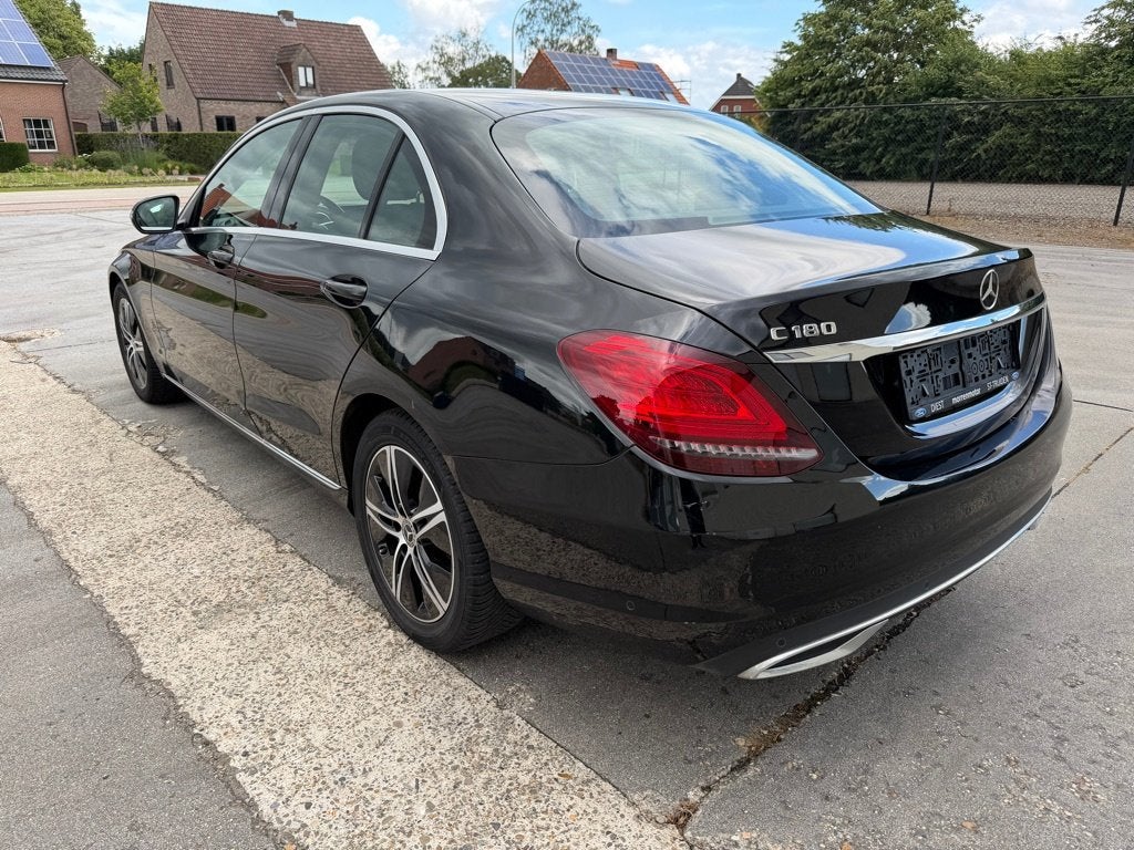 Mercedes C 180 sedan benzine, Auto's, Euro 6, Parkeersensor, Zwart, Bedrijf