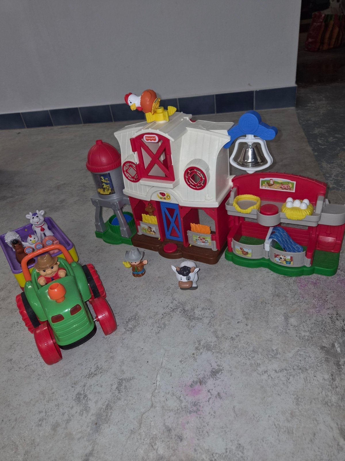 boerderij + rijdende tractor met dieren, Kinderen en Baby's, Ophalen