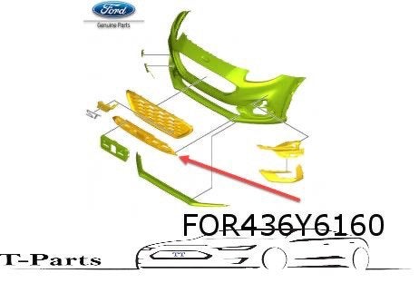 Ford puma ST onder grille rooster voorbumper gril bumper gri, Auto-onderdelen, Info@fabrikant.eu, Ford, Bumper, Fabrikantstraat 1
1000 AA  Amsterdam