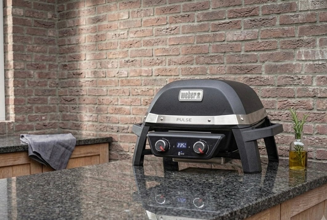 Weber Pulse 2000 elektrische barbecue, Jardin & Terrasse, Barbecues électriques, Enlèvement, Comme neuf