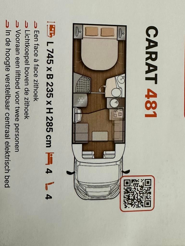 Mobilhome 4 personen te huur, Caravans en Kamperen, Automaat, Chemisch toilet, Ford, Diesel