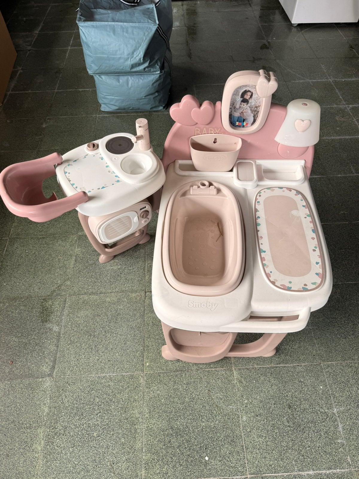 Baby poppen wasbak, Ophalen, Gebruikt, Accessoires