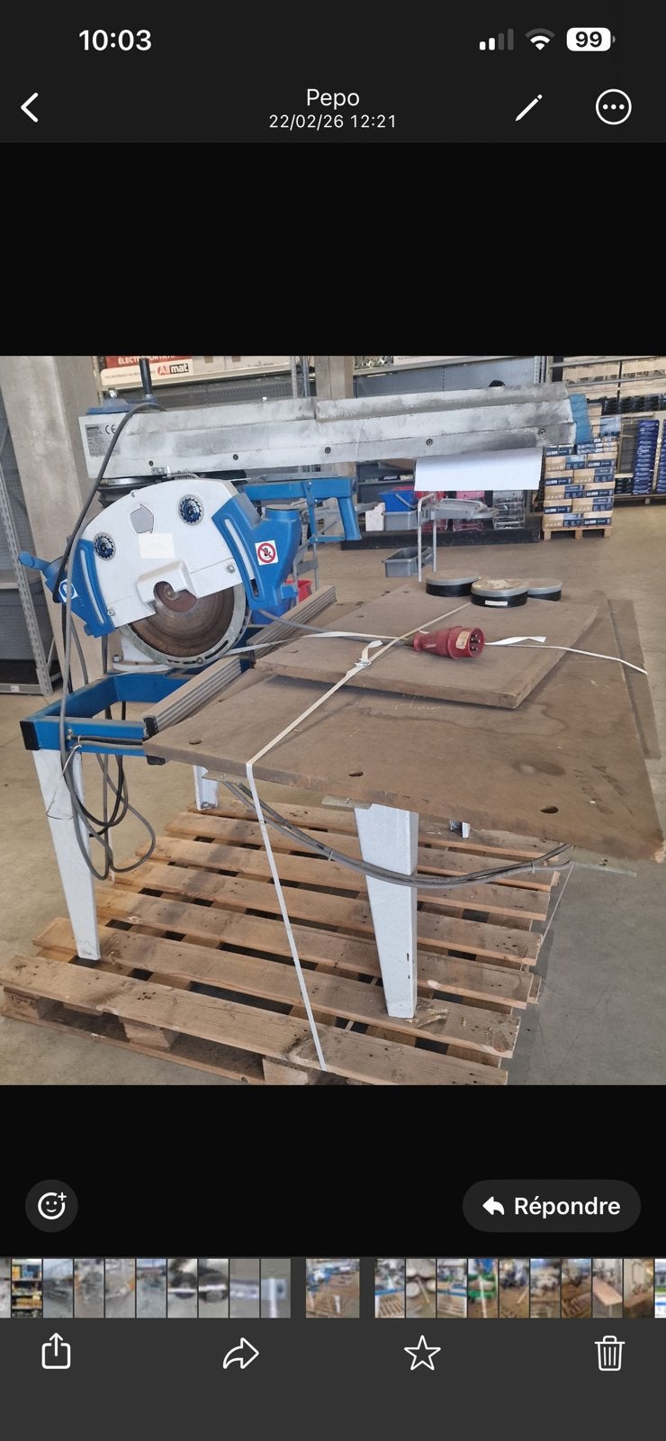 2x Scie panneauteuse radial identique, Bricolage & Construction, 1200 watts ou plus, 70 mm ou plus, Comme neuf, Enlèvement