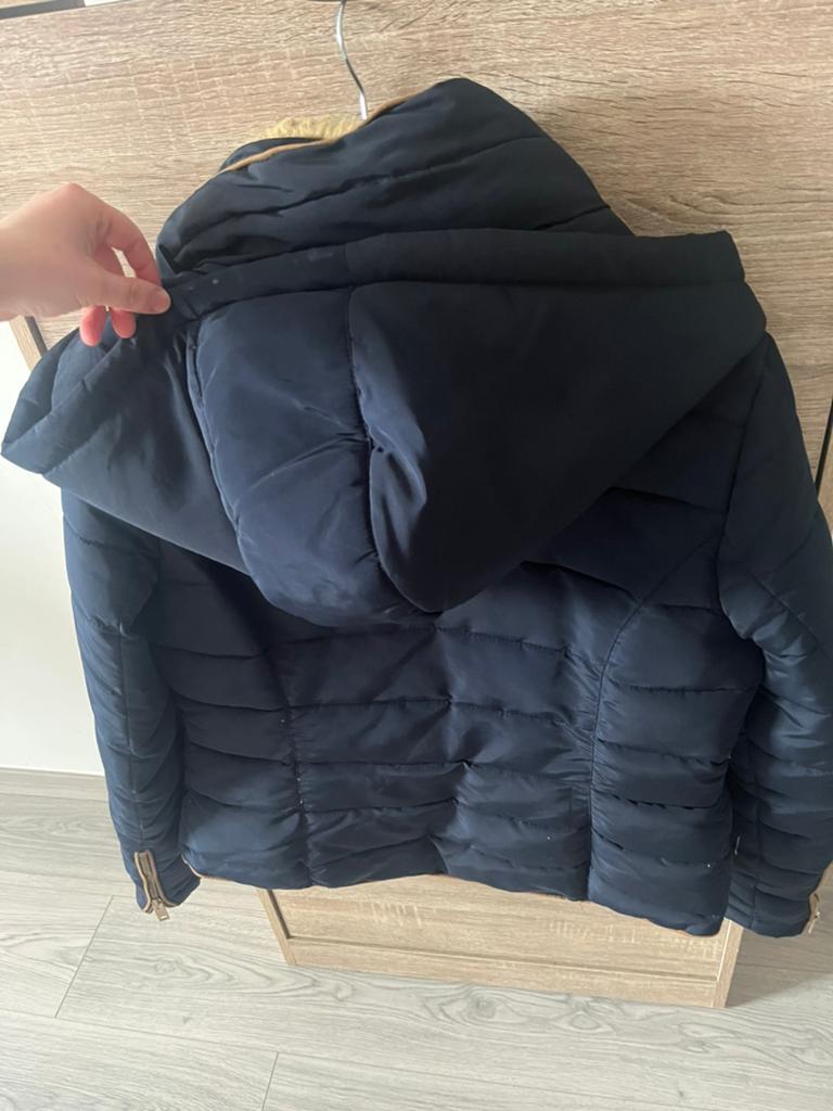 Jas, Kleding | Dames, Jassen | Winter, Ophalen, Zo goed als nieuw, Maat 36 (S), Blauw