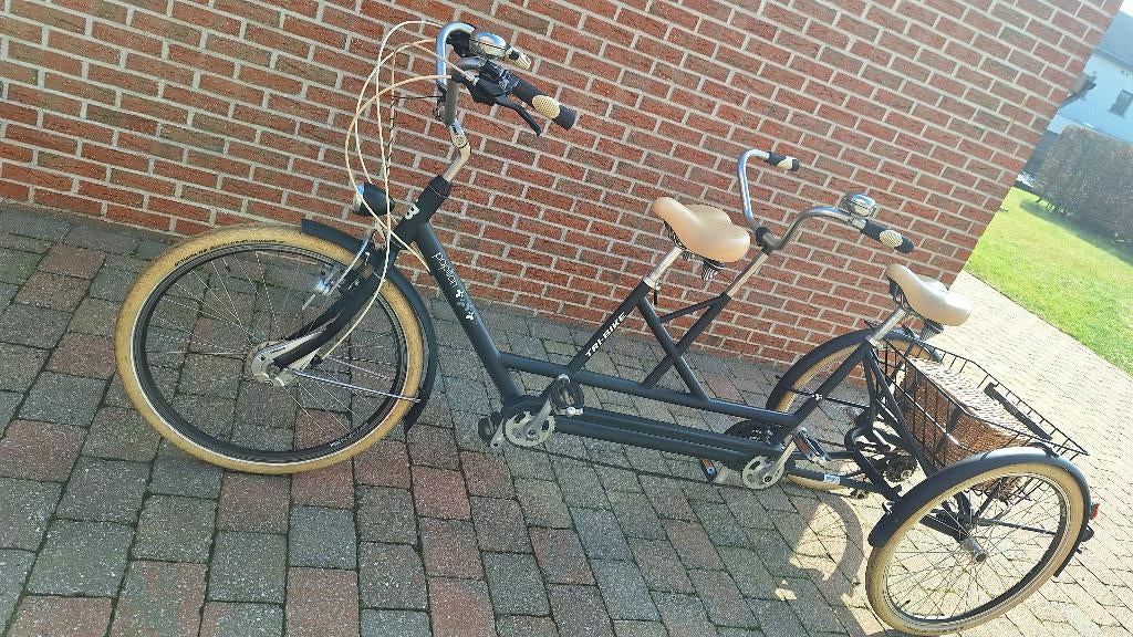 Tandem driewieler tribike, Ophalen, Gebruikt, Tri Bike